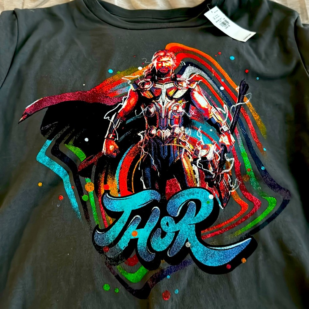 Brand new Thor size large kids shirt